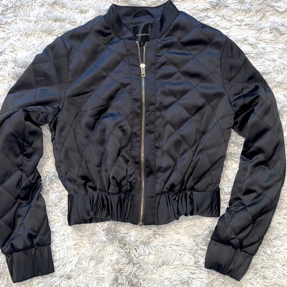 Navy blue bomber jacket in size small - Picture 1 of 3